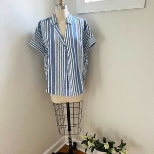 Madewell Courier Button-Back Shirt